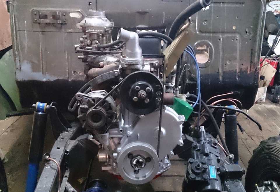 Как установить двигатель змз 406 на уаз буханку
