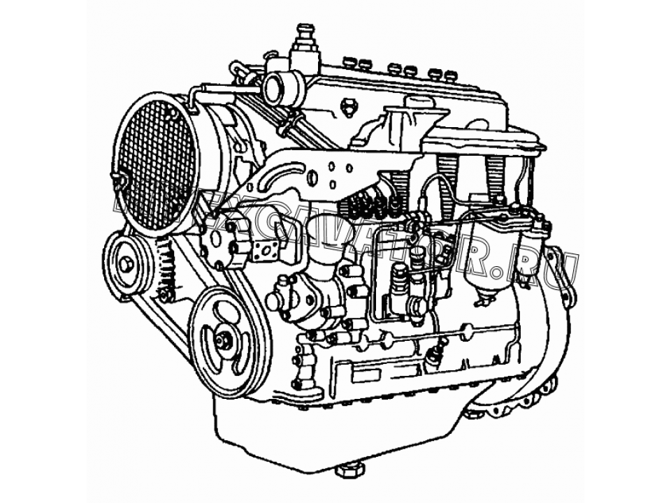 Двигатель д-144 — характеристики