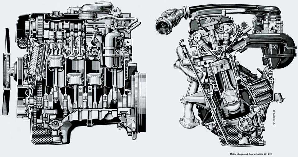 Двигатель mercedes m111 и m111evo