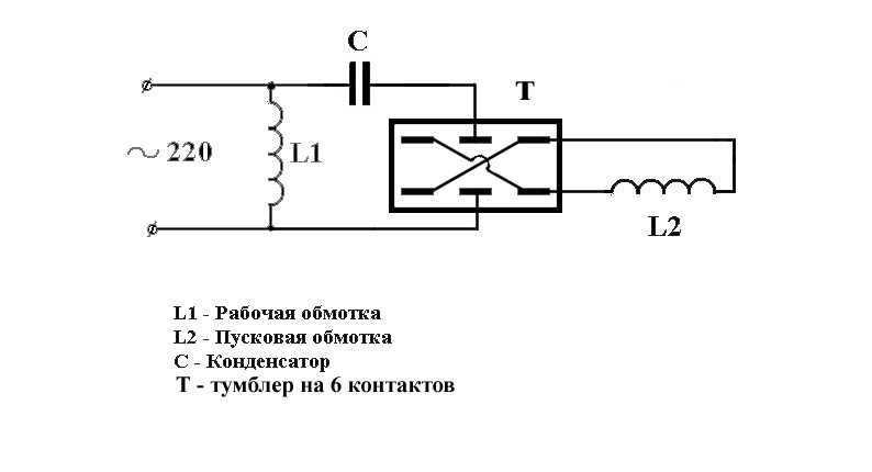 Однофазный асинхронный электродвигатель