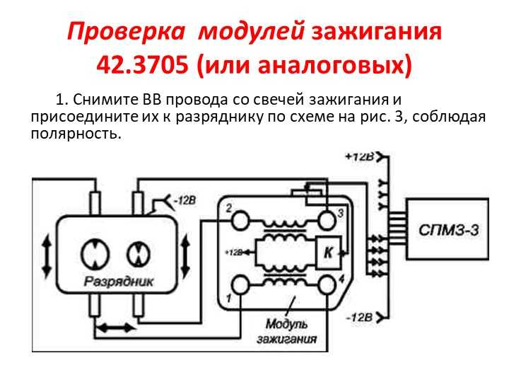 Как проверить катушку зажигания змз 406 ~ vivauto.ru