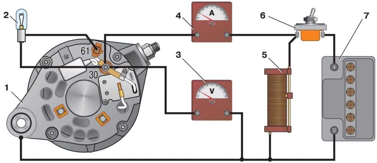 Как подтянуть ремень генератора ваз 2107 инжектор