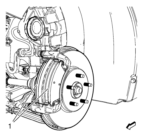 Замена колодок дисковых тормозных механизмов передних колес
