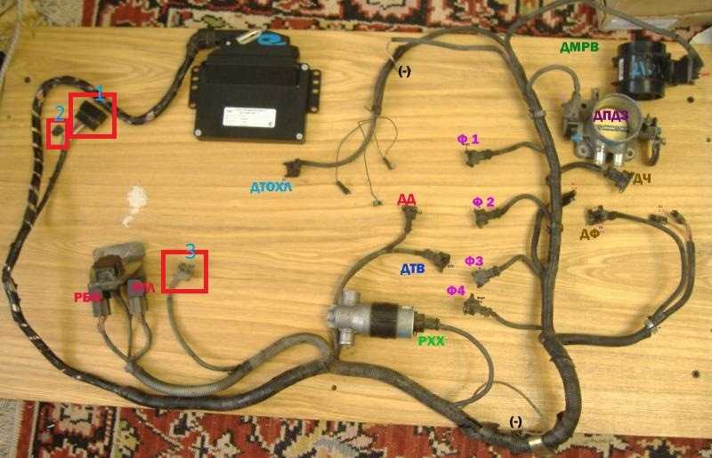 Змз 406 высоковольтные провода порядок подключения