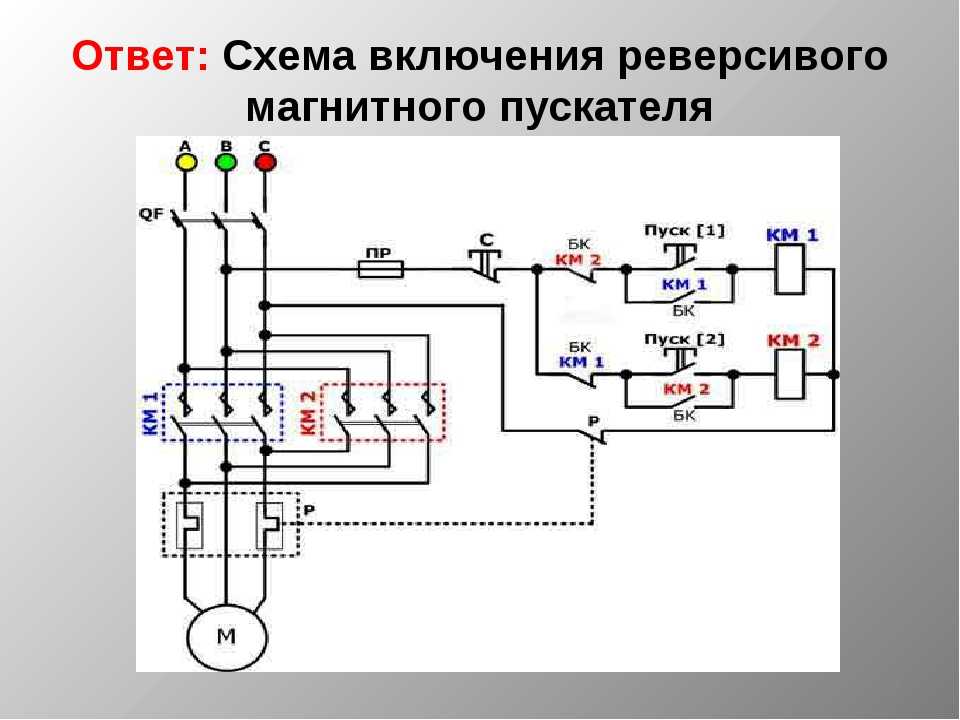 Схемы подключения магнитного пускателя – самэлектрик.ру