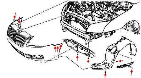 Как снять передний и задний бампер ford fusion (2002 - 2012)