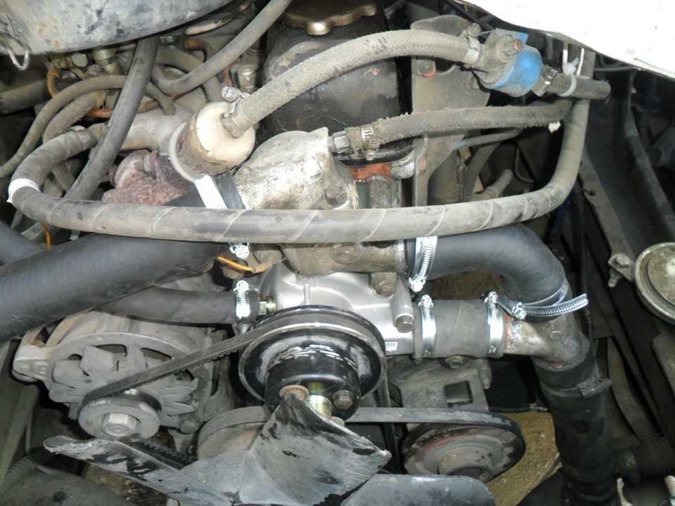 Как поменять помпу газ 3110 402 двигатель