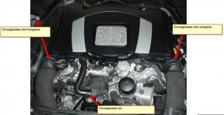Mercedes ml w164 с 2005, снятие масляного фильтра инструкция онлайн