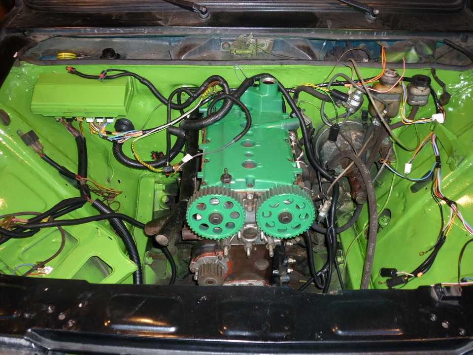 Установка 16 клапанного двигателя на классику (2107). когда хочется тюнинга