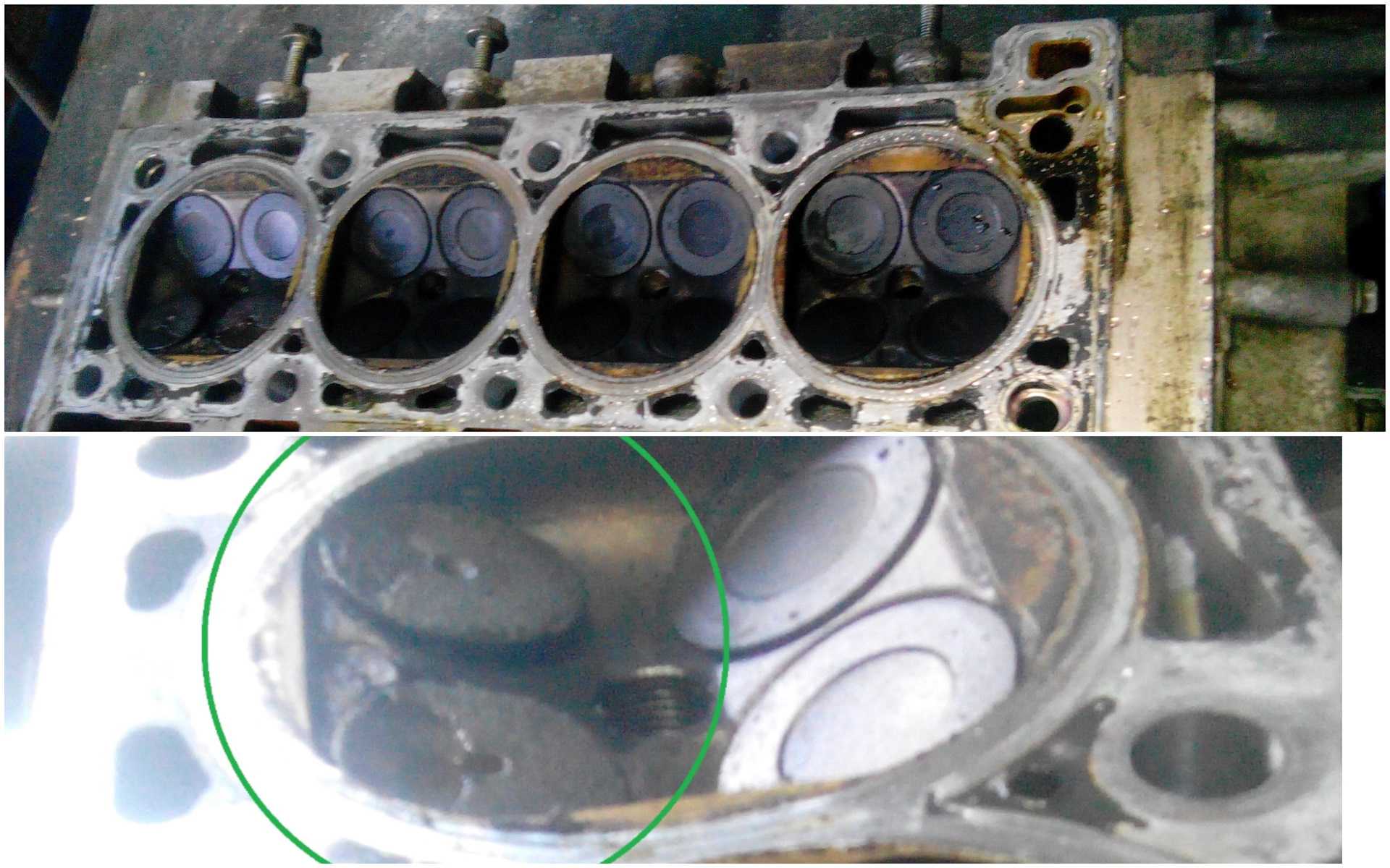 На каком двигателе 124 или 126 гнет клапана или нет